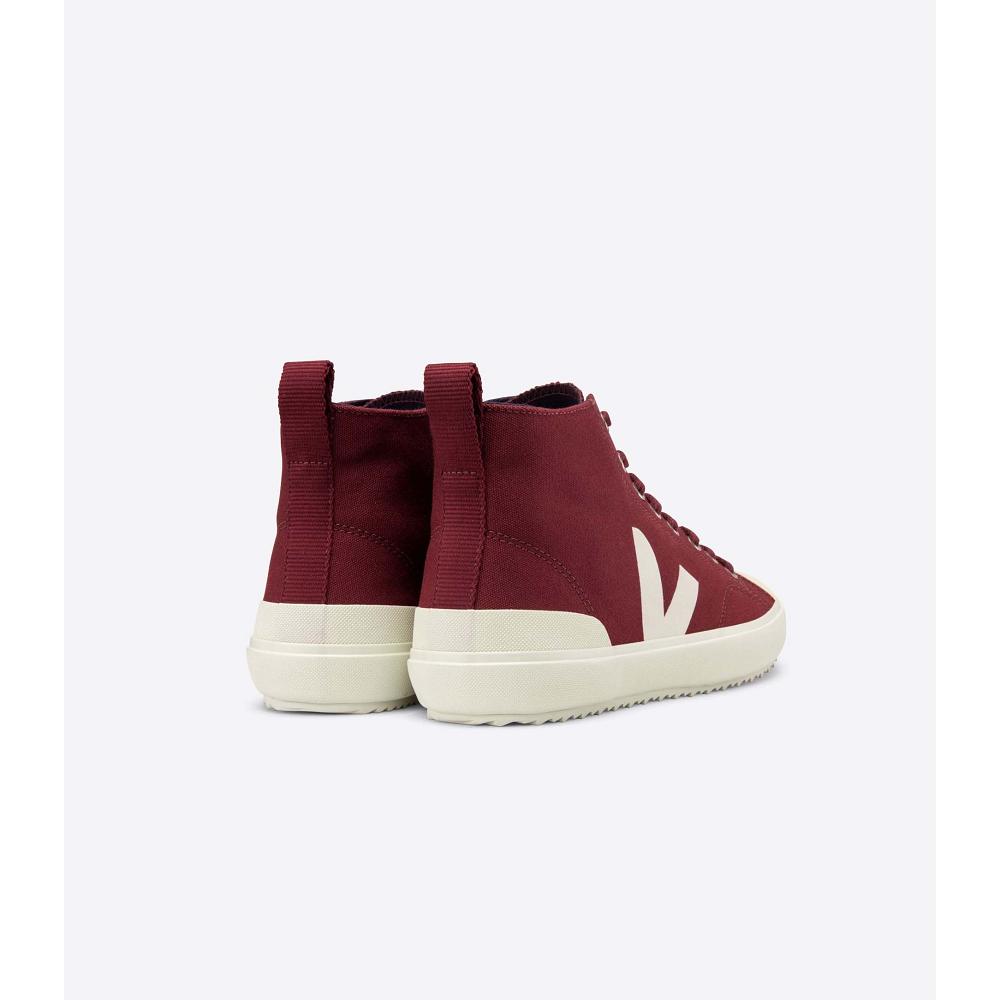 Veja NOVA HT CANVAS Men's High Tops Burgundy | CA 105SGL